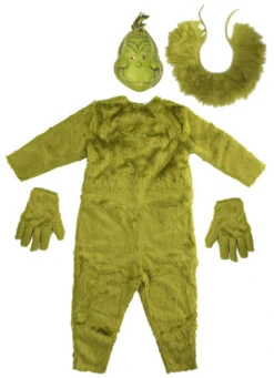 Dr. Seuss' The Grinch - Deluxe Jumpsuit Adult Costume 9 Dr. Seuss' The Grinch - Deluxe Jumpsuit Adult Costume -Caufields Store 400663 30 FRONT