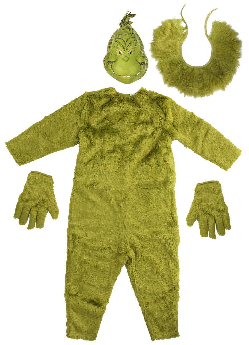Dr. Seuss' The Grinch - Deluxe Jumpsuit Adult Costume 3 Dr. Seuss' The Grinch - Deluxe Jumpsuit Adult Costume - Image 3