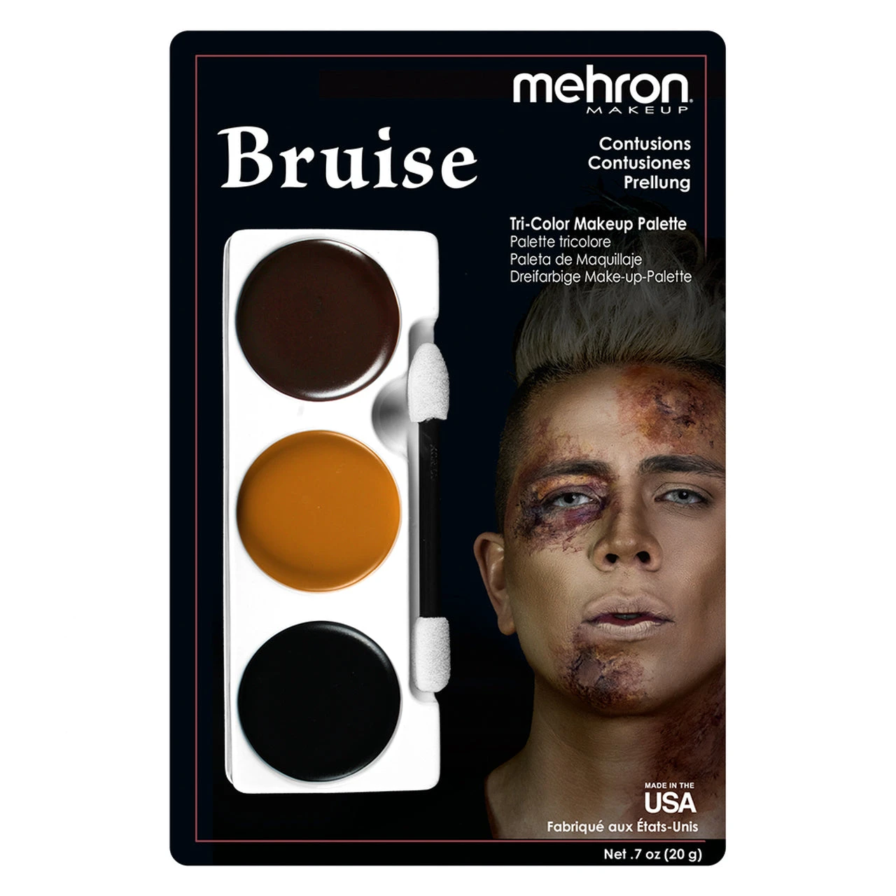 Mehron Tri-Color Character Makeup Palette 2 Mehron Tri-Color Character Makeup Palette - Image 2