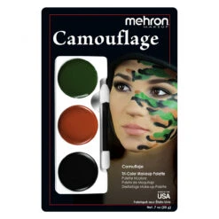 Mehron Tri-Color Character Makeup Palette 14 Mehron Tri-Color Character Makeup Palette -Caufields Store 403 CA TriColor Palette 05931 47050.1611337731