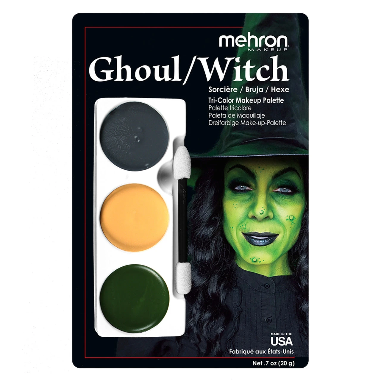 Mehron Tri-Color Character Makeup Palette 6 Mehron Tri-Color Character Makeup Palette - Image 6