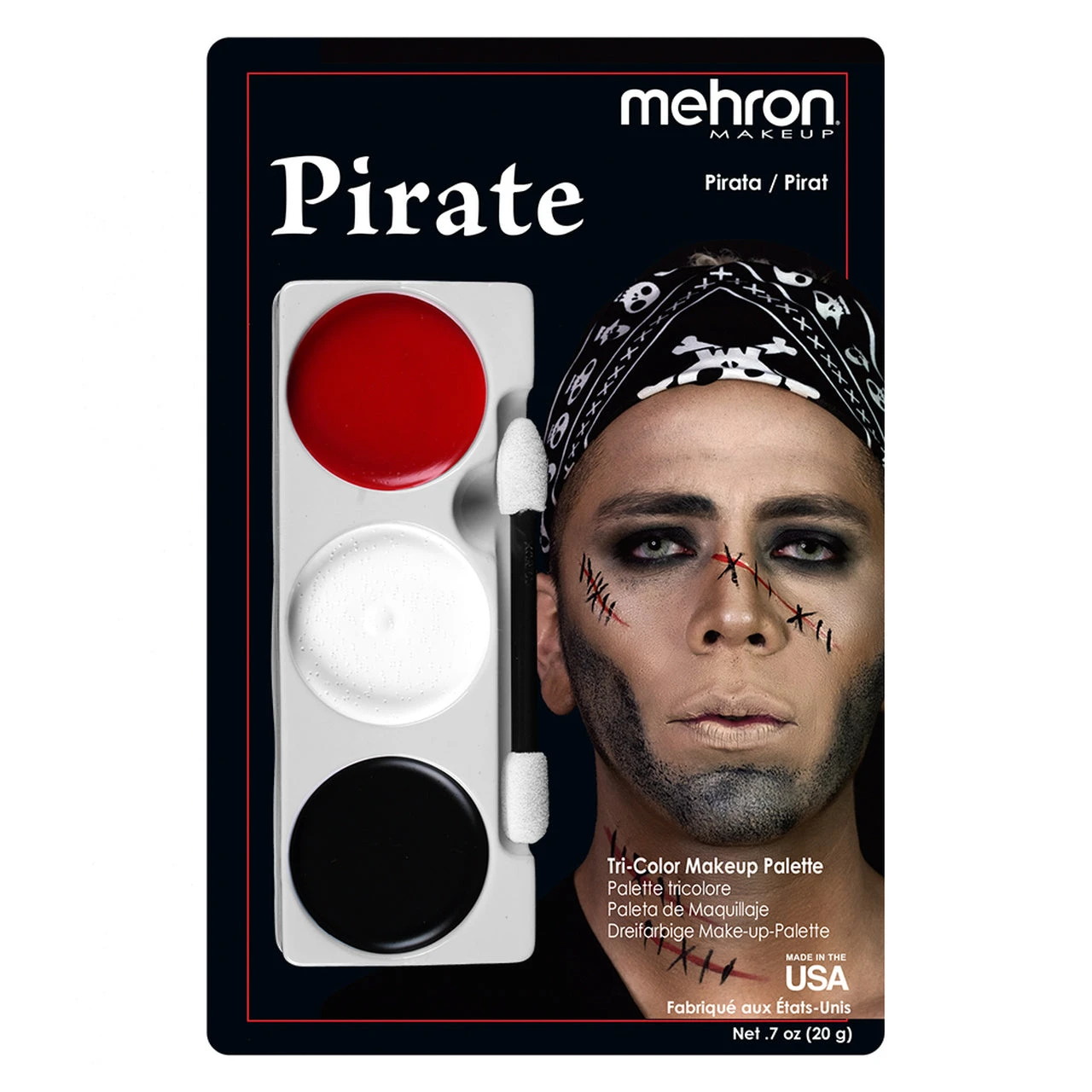 Mehron Tri-Color Character Makeup Palette 7 Mehron Tri-Color Character Makeup Palette - Image 7