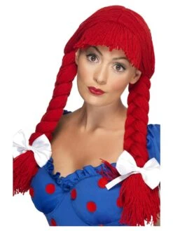 Red Rag Doll Wig
