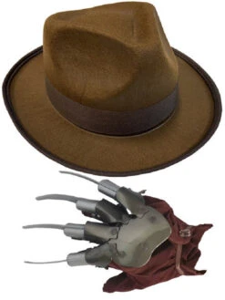Fright Glove And Fedora Set