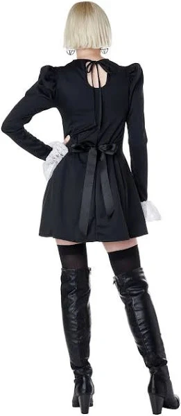 Gothic Mini Dress Adult Costume 2 Gothic Mini Dress Adult Costume - Image 2