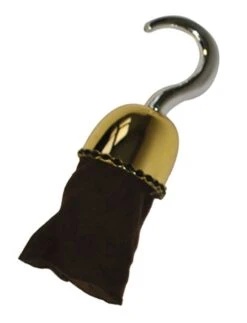 FUNNY FASHION Gold Pirate Hook