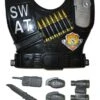 FUNNY FASHION SWAT Team Plastic 6 Pc Set