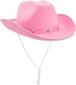 Pink Cowboy Hat W/Stars
