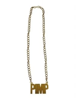 FUNNY FASHION Gold Pimp Necklace