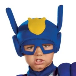 Disguise Chase Rescue Bot Toddler Muscle Costume -Caufields Store 53847 headpiece