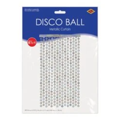 Metallic Disco Ball Curtain