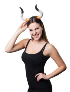 FUNNY FASHION Bull Horns Headband