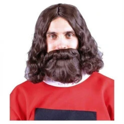 Musketeer Wig & Beard - Brown