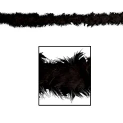 Black Feather Boa