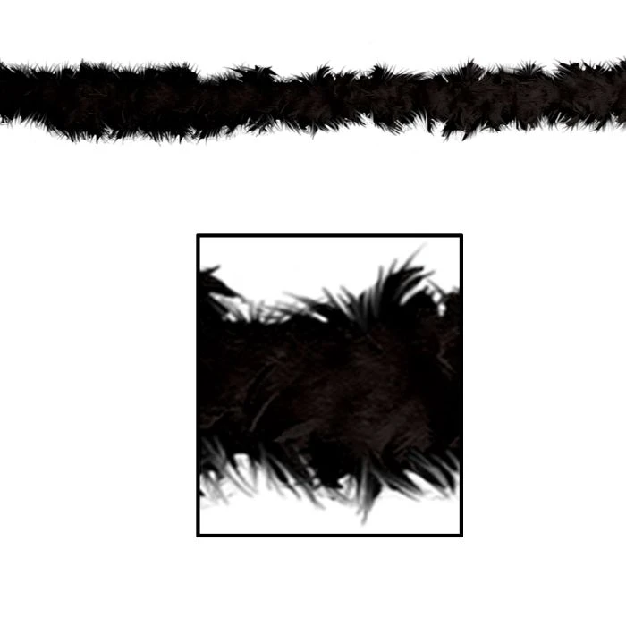 Black Feather Boa 1 Black Feather Boa