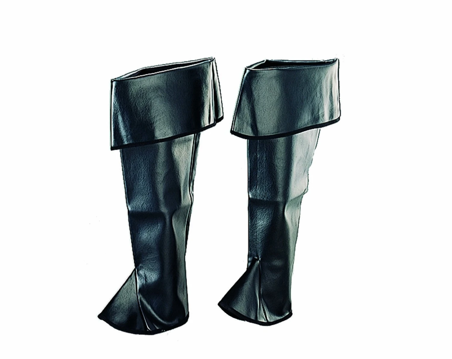 22" Pirate-Boot Tops Black 1 22" Pirate-Boot Tops Black