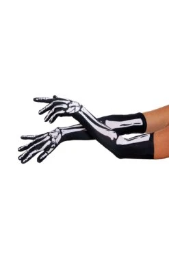 Dreamgirl Skeleton Opera Length Glove Adult