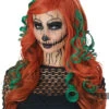 Root Of All Evil Orange & Green Wig