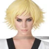 Yellow Feathered Cosplay Wig