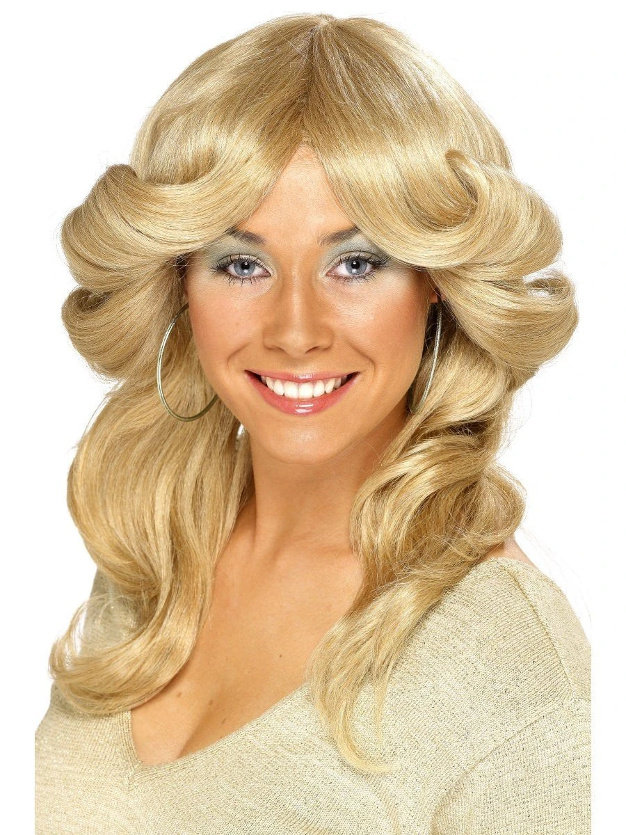 1970's Flick Wig - Blonde 1 1970's Flick Wig - Blonde
