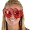 Glittered Red Heart Fanci-Frames