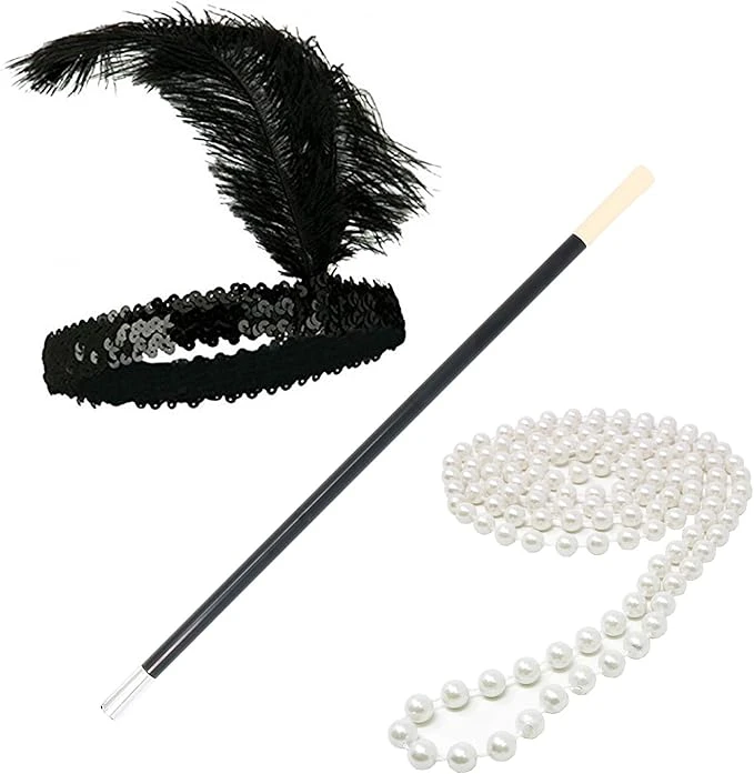 20's Flapper Accessory Set - Female 1 20's Flapper Accessory Set - Female