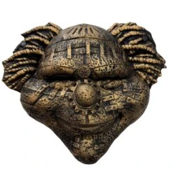 Super Soft Antique Gold Clown Mask