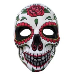 Day Of The Dead Mask - Frontal Coverage