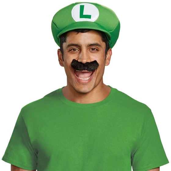 Disguise Super Mario Bros - Luigi Hat & Moustache 2 Disguise Super Mario Bros - Luigi Hat & Moustache - Image 2