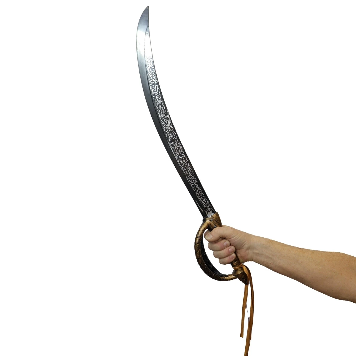 Inlaid 36" Curved Pirate Sword 2 Inlaid 36" Curved Pirate Sword - Image 2