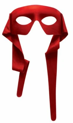 Forum Novelties Half Mask - Super Hero Red