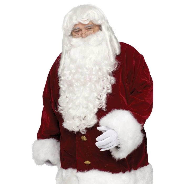 Fun World Professional Santa Wig & Beard Set 1 Fun World Professional Santa Wig & Beard Set