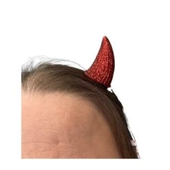 Glitter Devil Horns - Clip-ons