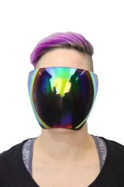 Futuro Electroplate Visor With Mirror Effect