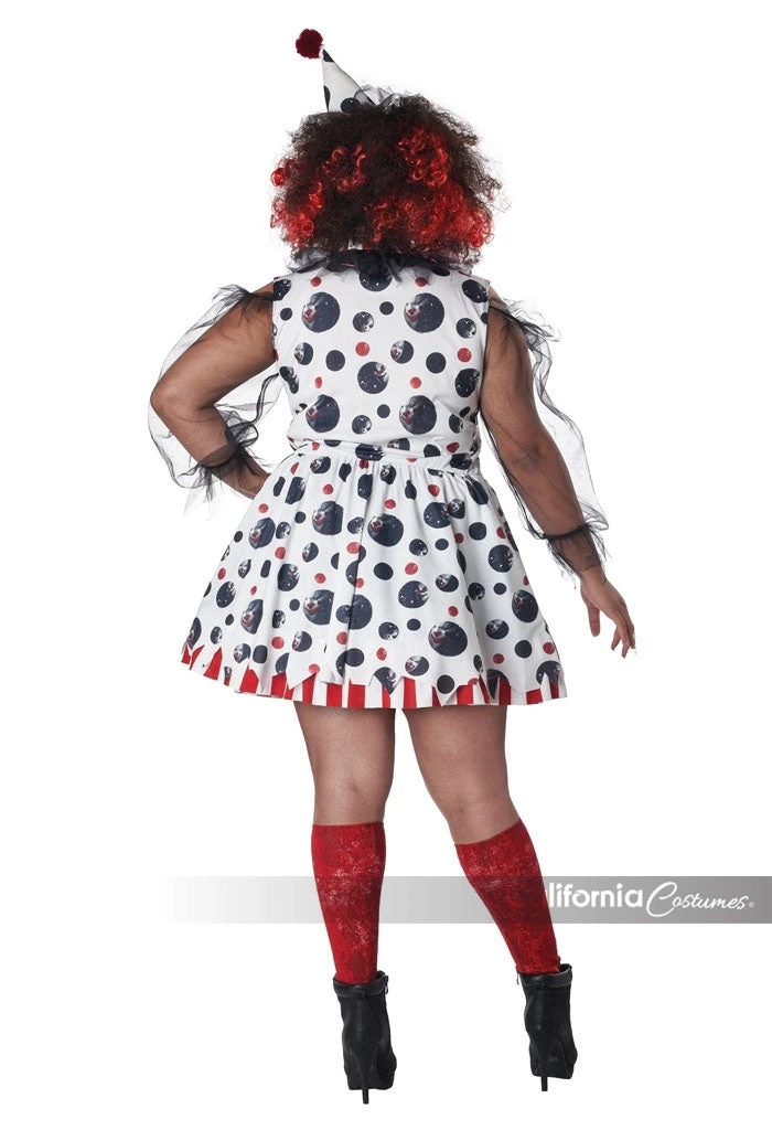 Plus Sized Twisted Clown Costume 3 Plus Sized Twisted Clown Costume - Image 3