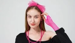 1980's Neon Pink Accessory Kit