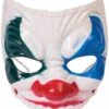 Forum Novelties Half Mask-Evil Clown W/Eyeglass Arms