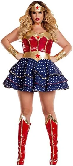 Plus Size Adult Wonderful Sweetheart Costume