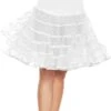 LEG AVENUE Knee Length Petticoat Skirt