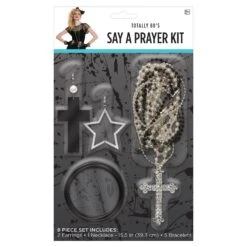 AMSCAN Totally 80's Say A Prayer Accessory Kit