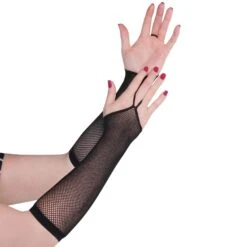 AMSCAN Fishnet Arm Warmers