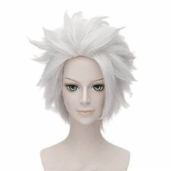 White Spike Anime Wig