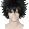 Black Spike Anime Wig