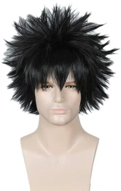 Black Spike Anime Wig