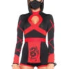 LEG AVENUE Red Dragon Ninja Costume Women's - Adult