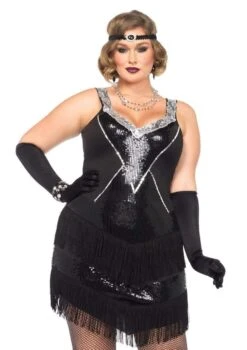 LEG AVENUE Glamour Flapper Adult Plus Size Costume