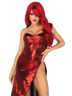 LEG AVENUE Red Starlett Dress - Adult -Caufields Store 87157 001 003
