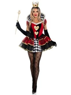 LEG AVENUE Queen Of Hearts Costume - Sexy Adult