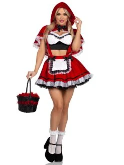 LEG AVENUE Flirty Miss Red Costume - Adult