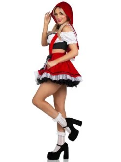 LEG AVENUE Flirty Miss Red Costume - Adult -Caufields Store 87230 04 096